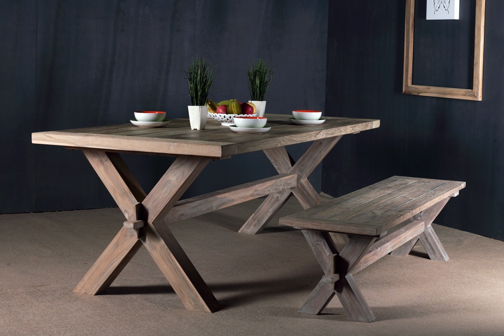 reclaimed teak furniture - teak table PFIT-03