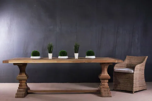 recycled teak furniture dining table
