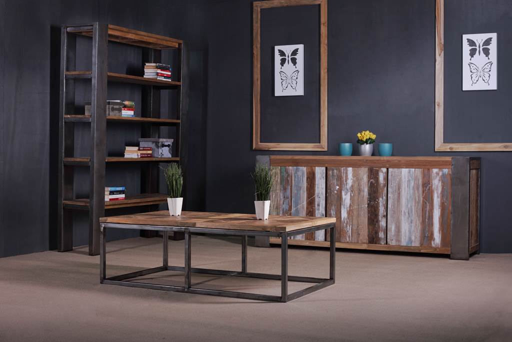 reclaimed teak iron furniture sale