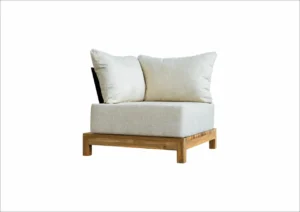 Calao 1-seater reclaimed teak sofa, middle section, part of the Calao modular set by RecycleTeak