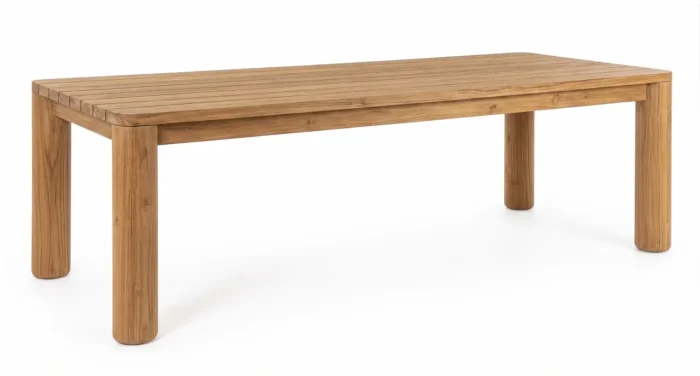 Maveric reclaimed teak outdoor dining table, 300 x 100 x 77 cm, by RecycleTeak