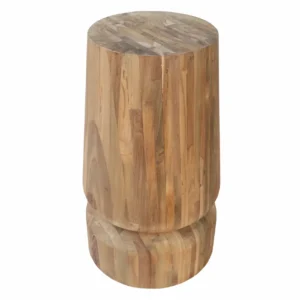 Nayla End Table in reclaimed teak, size L, by RecycleTeak